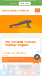 Mobile Screenshot of hundredpushups.com